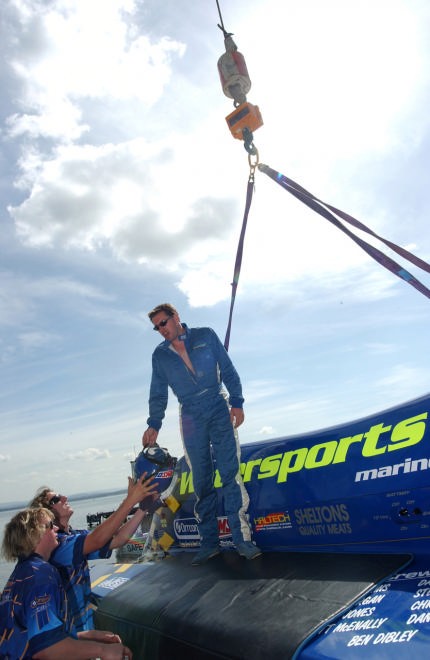 Anthony McEnnally Water Sports Marine - - XLR8  Australian F1 Superboats Toukley 2007 © Theo Spykers 